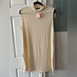 Dressed in LALA Cream Sleeveless Tank Top